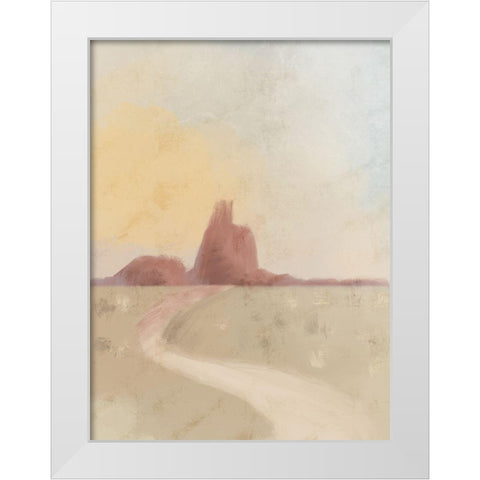 Lonely Desert 1 White Modern Wood Framed Art Print by Prime, Marcus