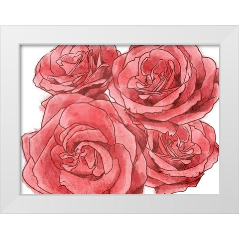 Peaceful Scents 1 White Modern Wood Framed Art Print by Prime, Marcus