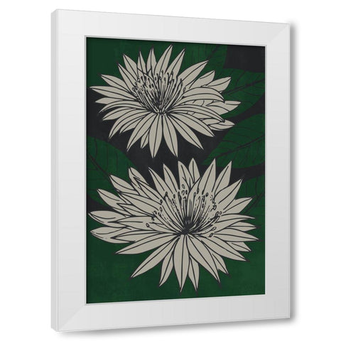 Floral Diversity White Modern Wood Framed Art Print by Prime, Marcus