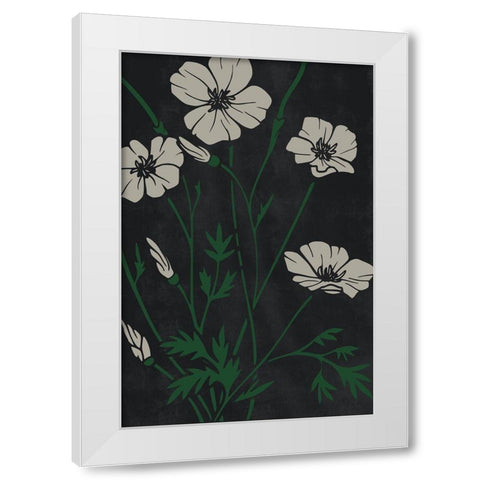 Growing Beauty White Modern Wood Framed Art Print by Prime, Marcus
