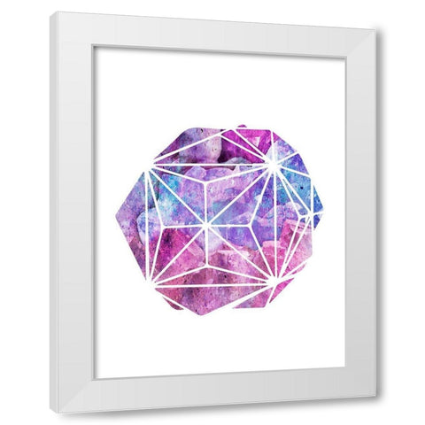 Crystalis Obscuris 1 White Modern Wood Framed Art Print by Prime, Marcus