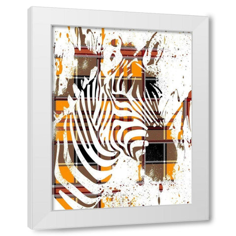 Flannel Safari 1 White Modern Wood Framed Art Print by Prime, Marcus