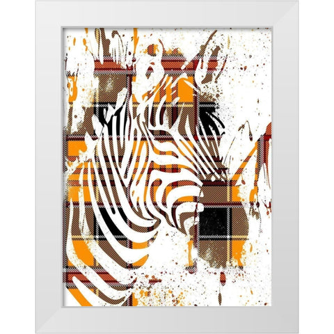 Flannel Safari 1 White Modern Wood Framed Art Print by Prime, Marcus