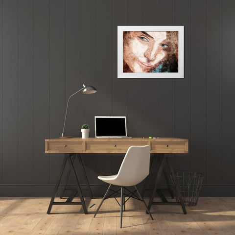 Abstract Beauty White Modern Wood Framed Art Print by Prime, Marcus