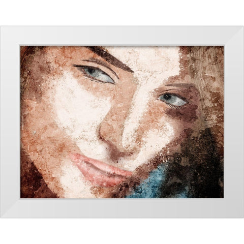 Abstract Beauty White Modern Wood Framed Art Print by Prime, Marcus