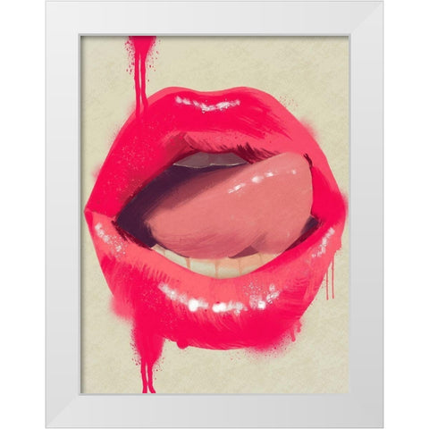 Delicious Life 1 White Modern Wood Framed Art Print by Prime, Marcus