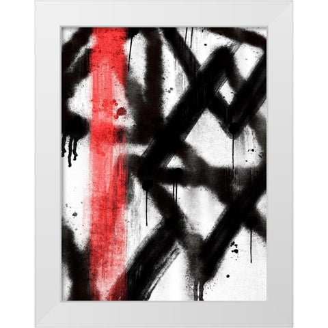 Urban Chaos 1 White Modern Wood Framed Art Print by Prime, Marcus