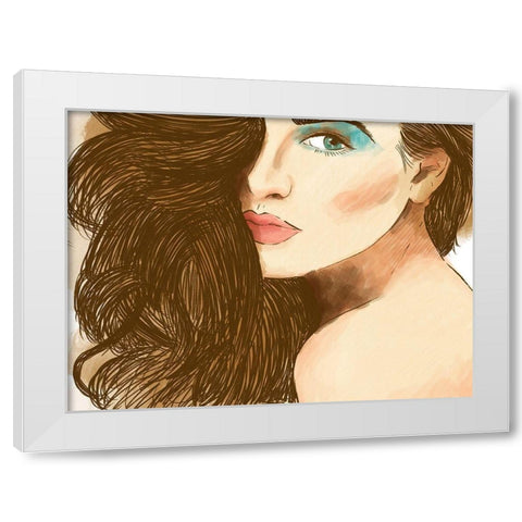 Distant Desires 1 White Modern Wood Framed Art Print by Prime, Marcus