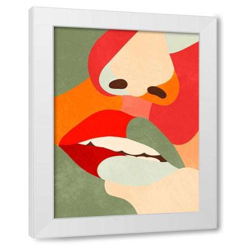 Lusty Close 1 White Modern Wood Framed Art Print by Prime, Marcus