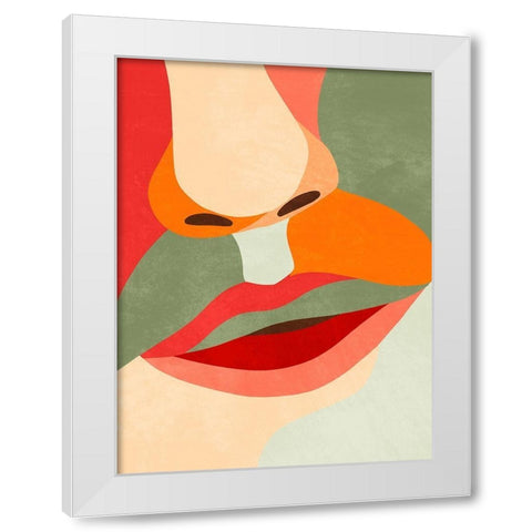 Lusty Close 2 White Modern Wood Framed Art Print by Prime, Marcus