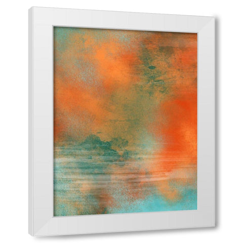 Orange Creamcicle 1 White Modern Wood Framed Art Print by Prime, Marcus
