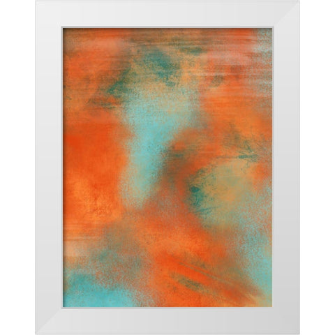 Orange Creamcicle 2 White Modern Wood Framed Art Print by Prime, Marcus