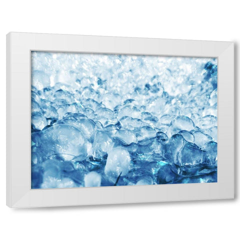 Bubbly Mint 2 White Modern Wood Framed Art Print by Prime, Marcus