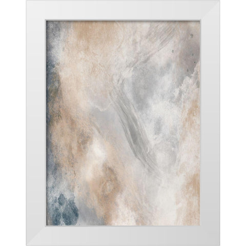 Earthly Tones 4 White Modern Wood Framed Art Print by Prime, Marcus
