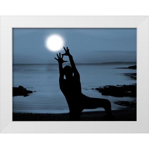 Shoot For The Sun 1 White Modern Wood Framed Art Print by Prime, Marcus