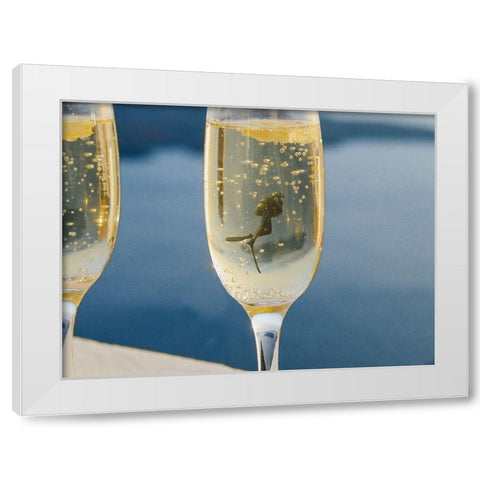 Wine Dive 1 White Modern Wood Framed Art Print by Prime, Marcus