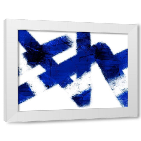 Azure Indulgence 3 White Modern Wood Framed Art Print by Prime, Marcus