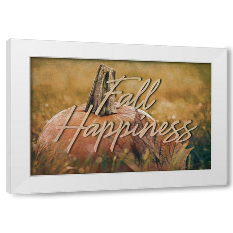 Fall Happiness 1 White Modern Wood Framed Art Print by Prime, Marcus