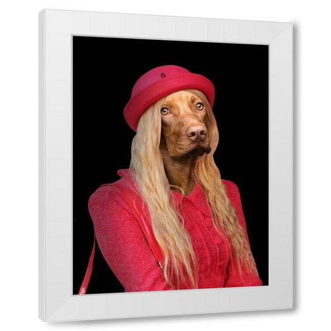 Daytime Disguise White Modern Wood Framed Art Print by Prime, Marcus