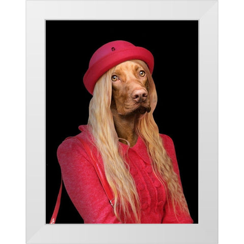 Daytime Disguise White Modern Wood Framed Art Print by Prime, Marcus