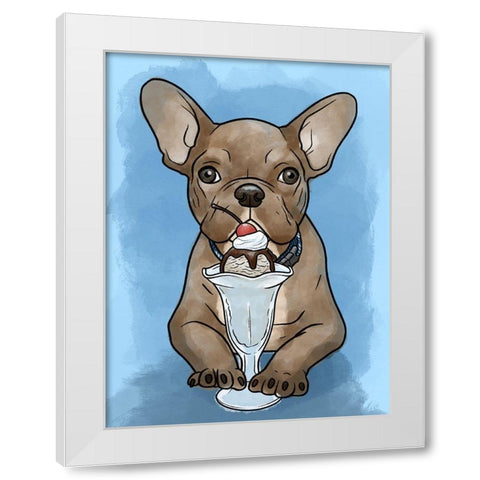 Delicious Treat White Modern Wood Framed Art Print by Prime, Marcus