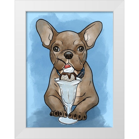 Delicious Treat White Modern Wood Framed Art Print by Prime, Marcus