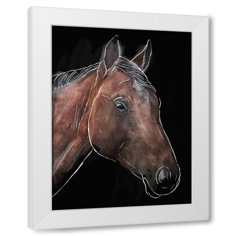 Illustrated Spirit 1 White Modern Wood Framed Art Print by Prime, Marcus