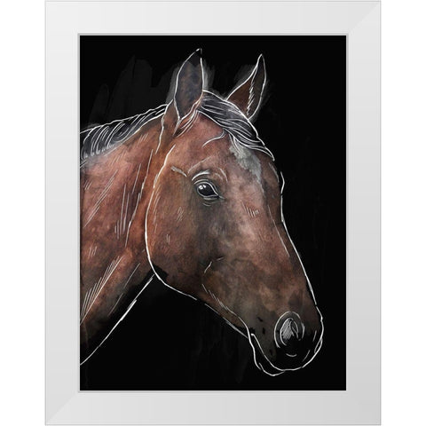 Illustrated Spirit 1 White Modern Wood Framed Art Print by Prime, Marcus