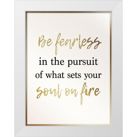 Partly Gold Soul 1 White Modern Wood Framed Art Print by Prime, Marcus