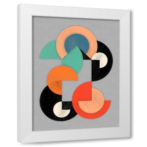 Geometric Breakthrough 1 White Modern Wood Framed Art Print by Prime, Marcus