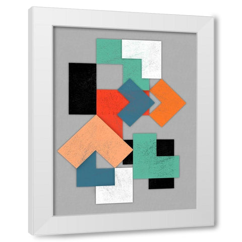 Geometric Breakthrough 2 White Modern Wood Framed Art Print by Prime, Marcus