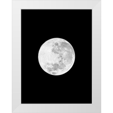 Moons Howl 1 White Modern Wood Framed Art Print by Prime, Marcus