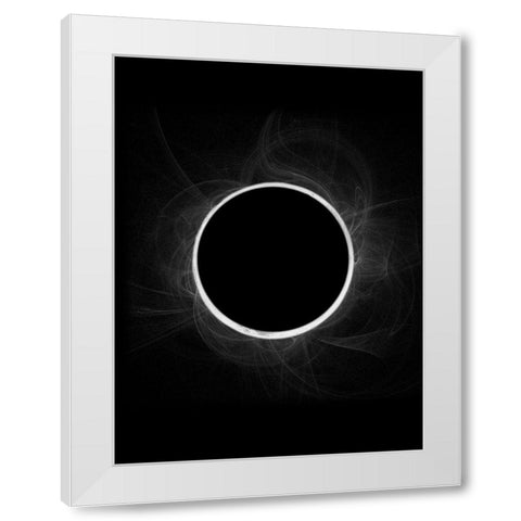 Moons Howl 3 White Modern Wood Framed Art Print by Prime, Marcus