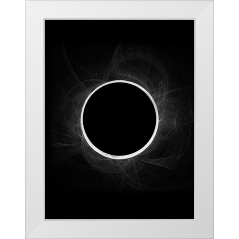 Moons Howl 3 White Modern Wood Framed Art Print by Prime, Marcus