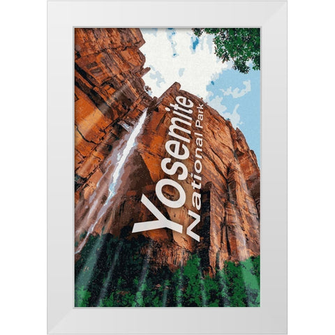 Yosemite Love White Modern Wood Framed Art Print by Prime, Marcus