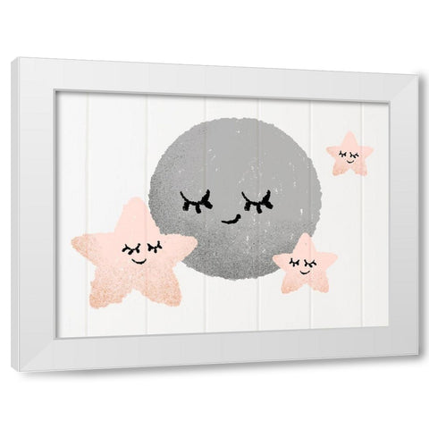 Sleepy Time Night 2 White Modern Wood Framed Art Print by Prime, Marcus