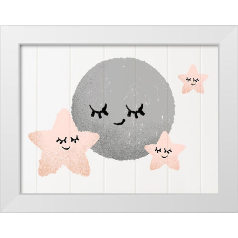 Sleepy Time Night 2 White Modern Wood Framed Art Print by Prime, Marcus