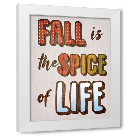 Spice Of Life White Modern Wood Framed Art Print by Prime, Marcus