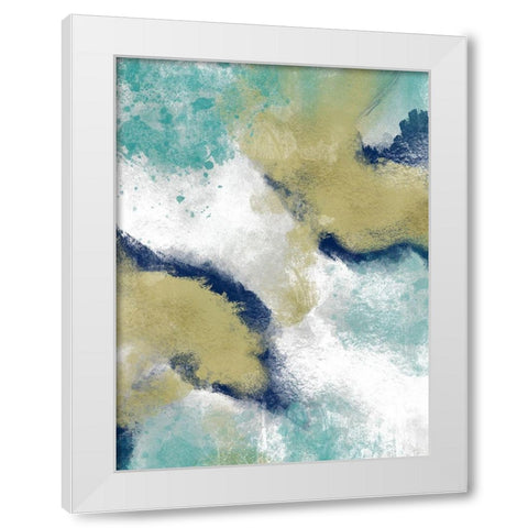 Inspired Burst 1 White Modern Wood Framed Art Print by Prime, Marcus