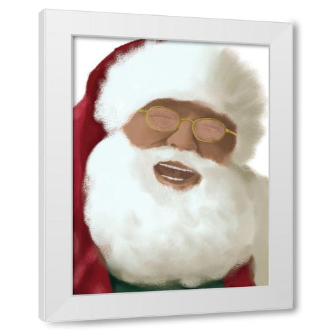 Jolly Laugh 2 White Modern Wood Framed Art Print by Prime, Marcus