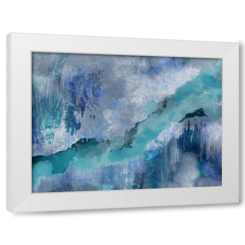 Slashed Existence 1 White Modern Wood Framed Art Print by Prime, Marcus