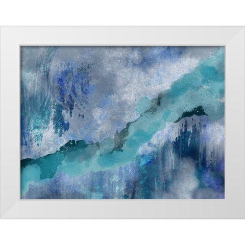 Slashed Existence 1 White Modern Wood Framed Art Print by Prime, Marcus