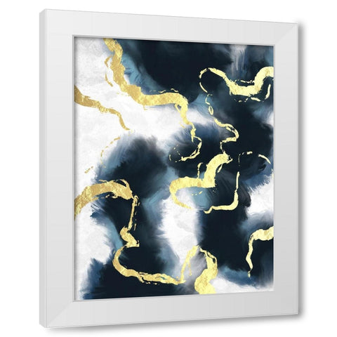 Electric Fusion 1 White Modern Wood Framed Art Print by Prime, Marcus
