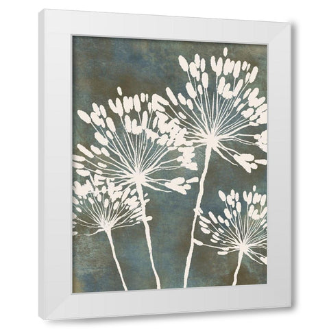Eclectic Floral 2 White Modern Wood Framed Art Print by Prime, Marcus