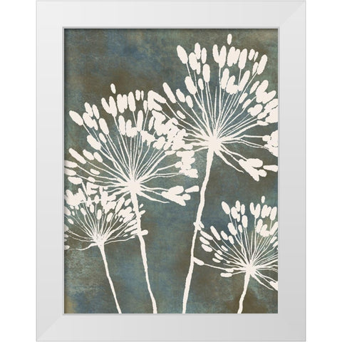 Eclectic Floral 2 White Modern Wood Framed Art Print by Prime, Marcus