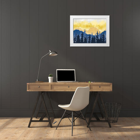 Skyward Journey 1 White Modern Wood Framed Art Print by Prime, Marcus