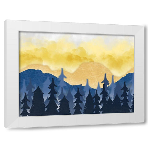 Skyward Journey 1 White Modern Wood Framed Art Print by Prime, Marcus