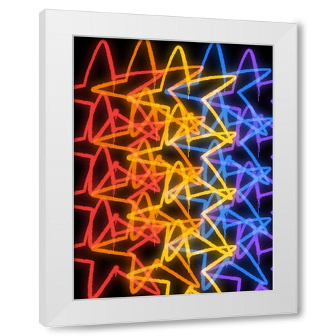 Urban Stars 1 White Modern Wood Framed Art Print by Prime, Marcus