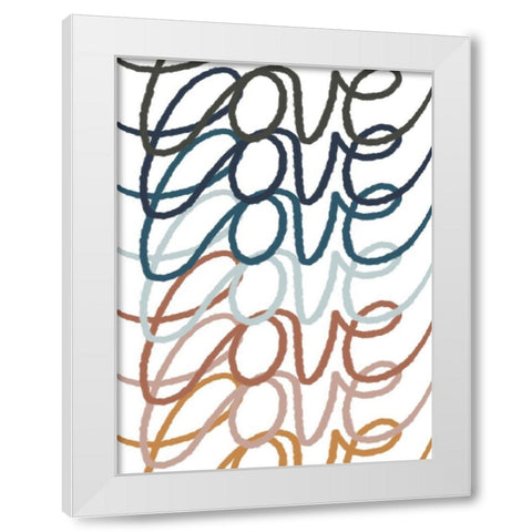 Urban Love 2 White Modern Wood Framed Art Print by Prime, Marcus