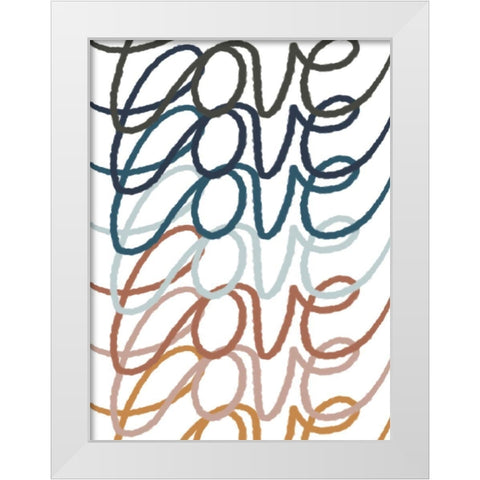 Urban Love 2 White Modern Wood Framed Art Print by Prime, Marcus